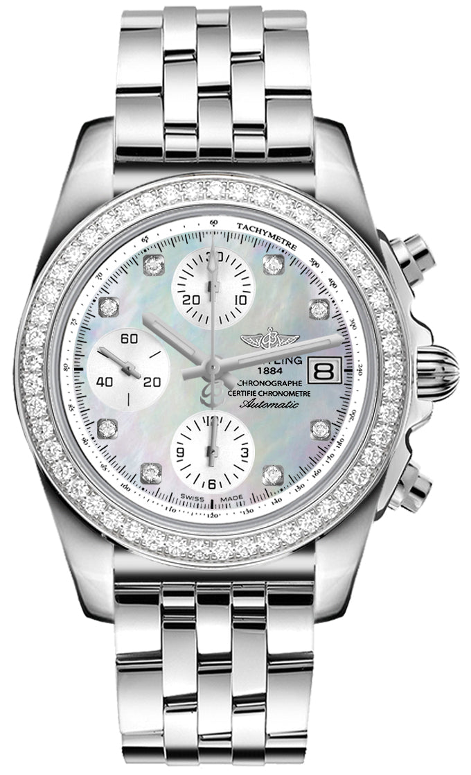 BREITLING Chronomat 38 Diamond Women'S Watch A1331053/A776-385A 1