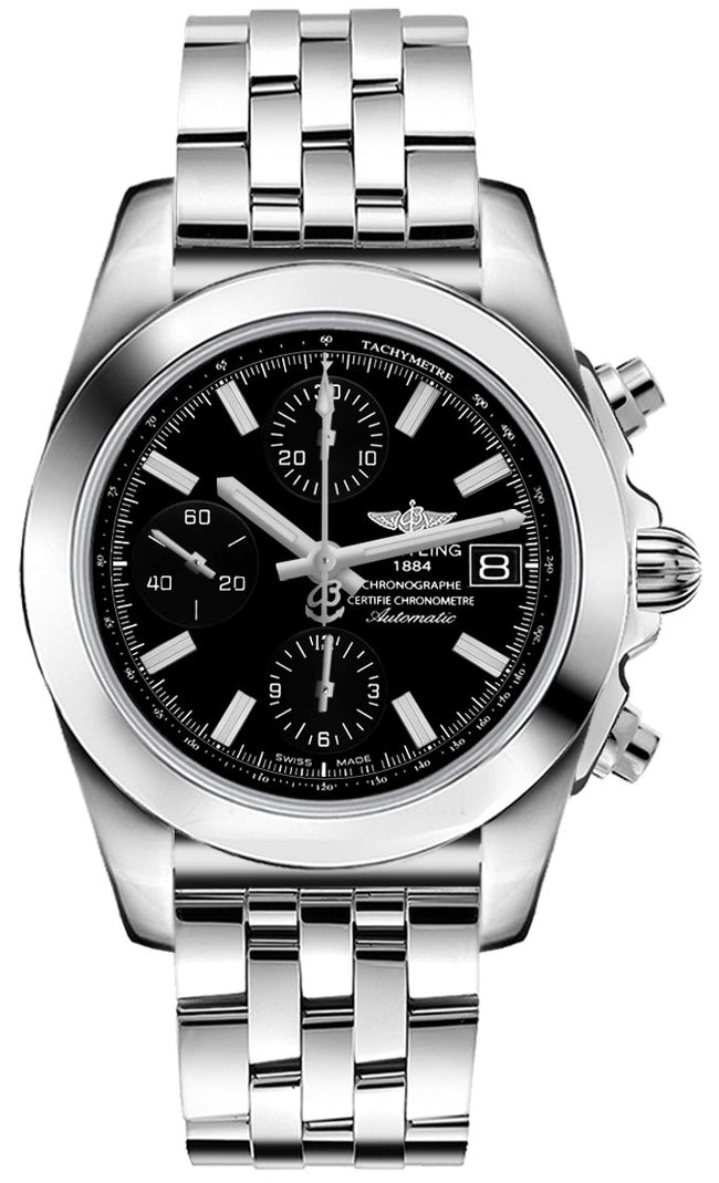 BREITLING Chronomat 38 Black Dial Unisex Watch W1331012/Bd92-385A 1