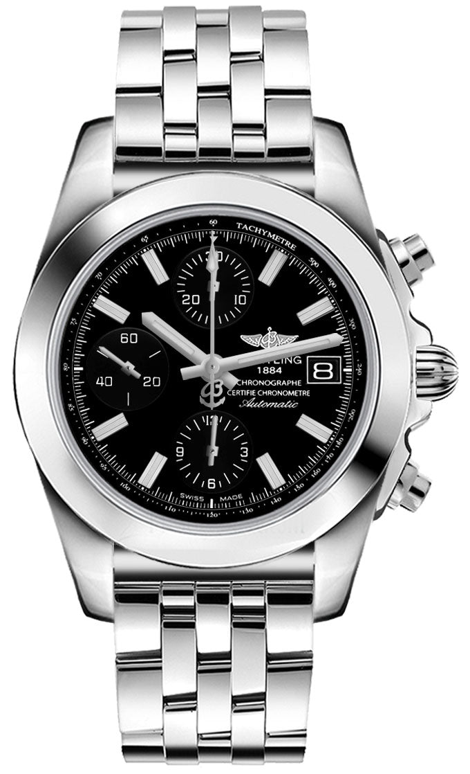 BREITLING Chronomat 38 Black Dial Unisex Watch W1331012/Bd92-385A 1