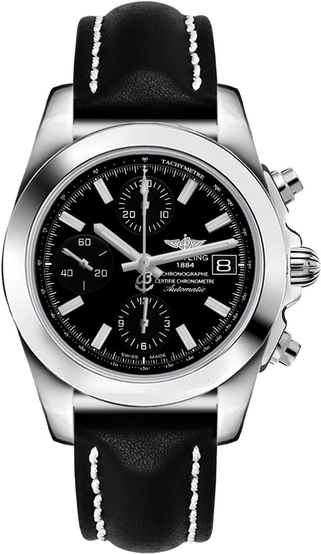 BREITLING Chronomat 38 Black Dial Luxury Watch W1331012/Bd92-428X 1