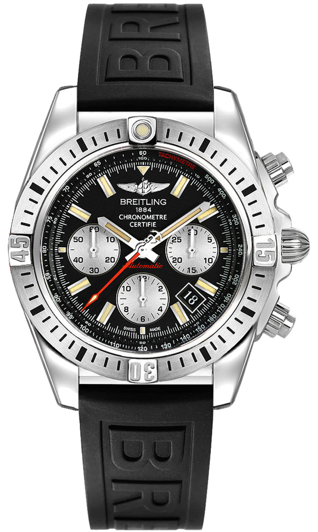 BREITLING Chronomat 41 Airborne Black Dial Men'S Watch Ab01442J/Bd26-151S 1