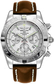 BREITLING Chronomat 44 Silver Dial Men'S Watch Ab011012/G684-438X 1