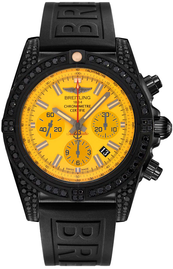 BREITLING Chronomat 44 Blacksteel Limited Out Of 100 Mb0111Av/I532-262S 1