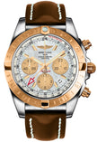 BREITLING Chronomat 44 Gmt Chronograph Men'S Watch Cb042012/A739-437X 1