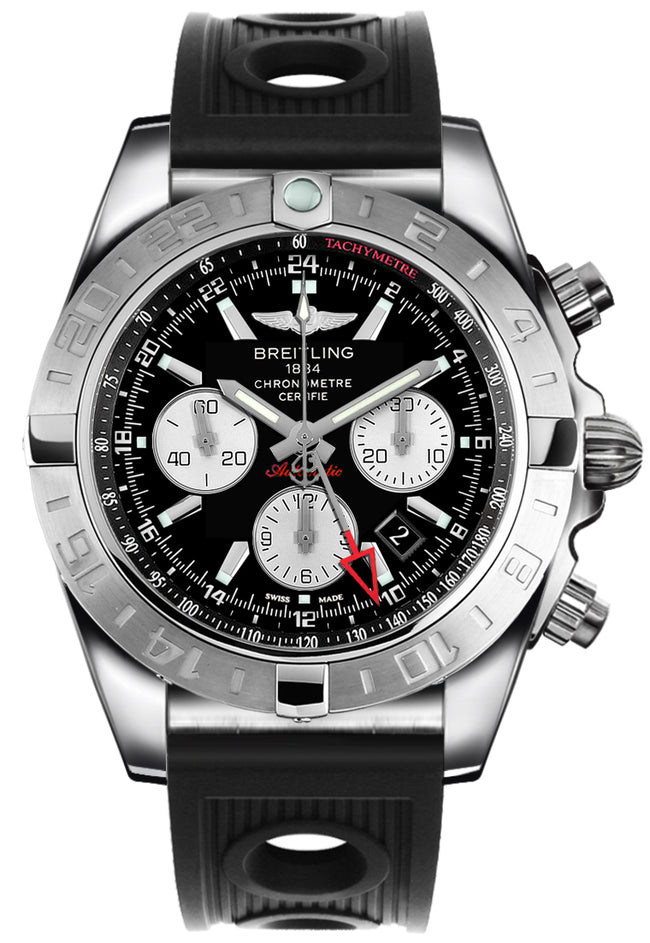 BREITLING Chronomat 44 Gmt Chronograph Men'S Watch Ab042011/Bb56-200S 1