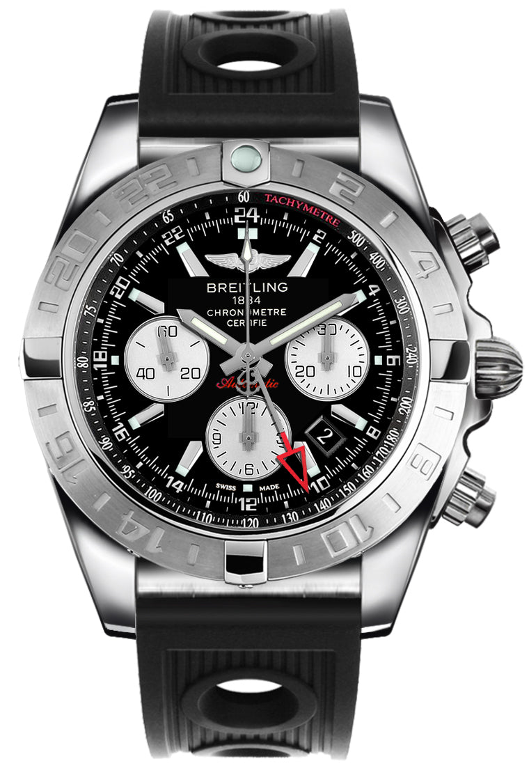 BREITLING Chronomat 44 Gmt Chronograph Men'S Watch Ab042011/Bb56-200S 1