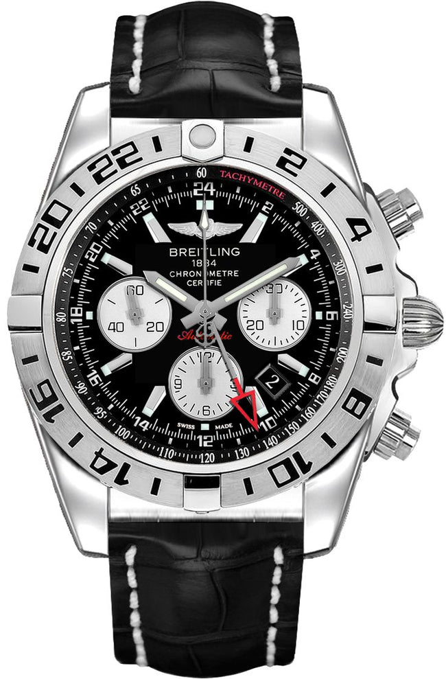 BREITLING Chronomat 44 Gmt Men'S Watch Ab0420B9/Bb56-744P 1