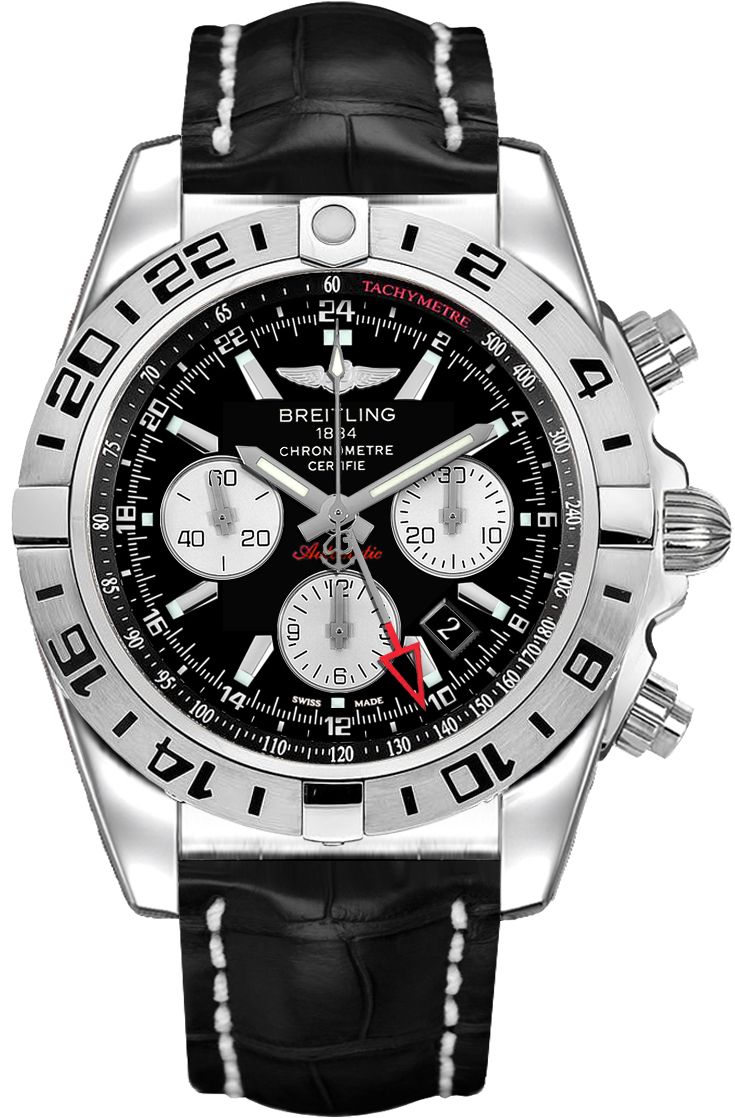 BREITLING Chronomat 44 Gmt Men'S Watch Ab0420B9/Bb56-744P 1