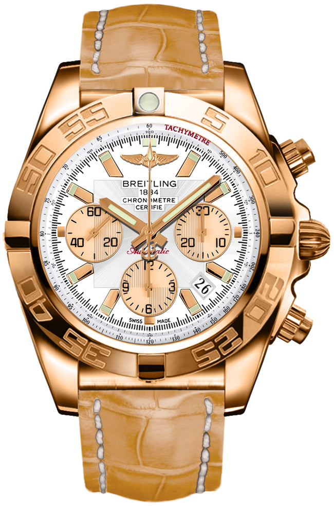 BREITLING Chronomat 44 Silver Dial Men'S Watch Hb011012/G687-745P 1