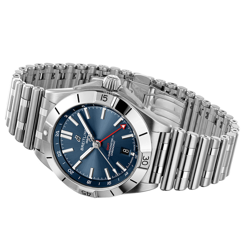 BREITLING Chronomat Automatic Gmt 40 Steel Men'S Watch A32398101C1A1 3