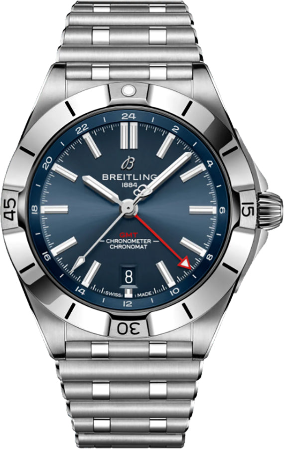 BREITLING Chronomat Automatic Gmt 40 Steel Men'S Watch A32398101C1A1 1