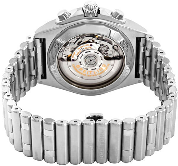 BREITLING Chronomat B01 42 Silver Dial Men'S Watch Ab0134101G1A1 3