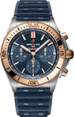 BREITLING Chronomat B01 42 Steel & 18K Rose Gold Men'S Watch Ub0134101C1S1 1