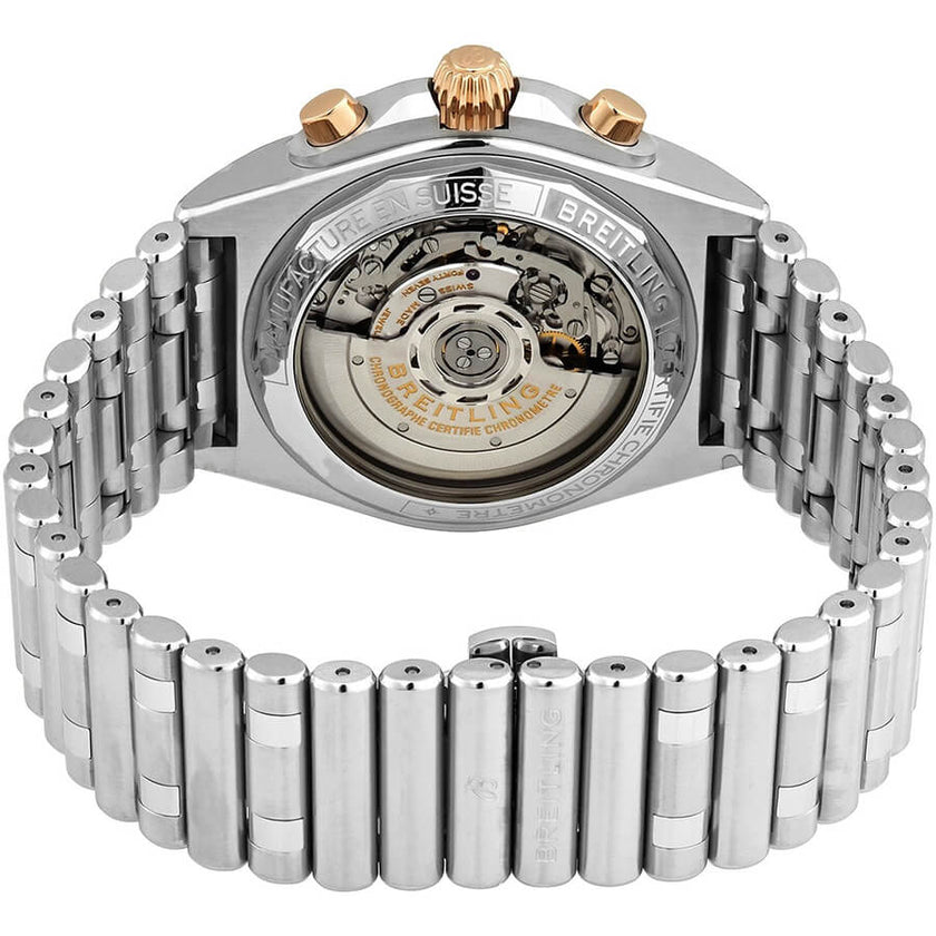 BREITLING Chronomat B01 42 Steel & Rose Gold Men'S Watch Ib0134101G1A1 3