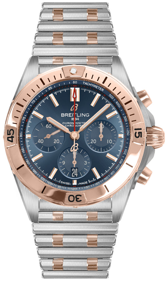 BREITLING Chronomat B01 42 Two Tone Men'S Watch Ub0134101C1U1 1
