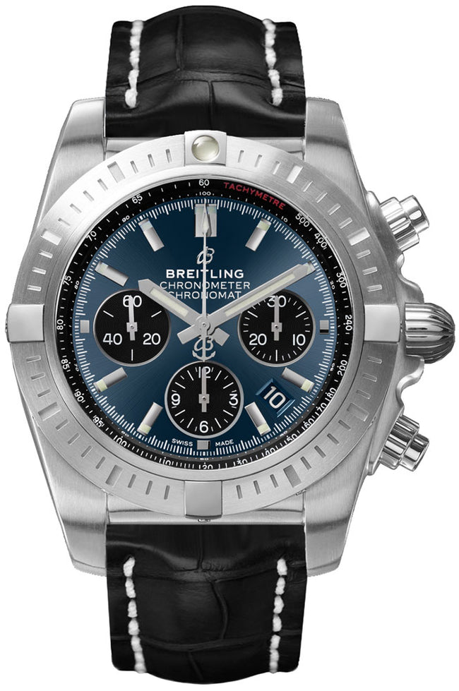 BREITLING Chronomat B01 Automatic Chronograph Men'S Watch 44 Ab0115101C1P4 1