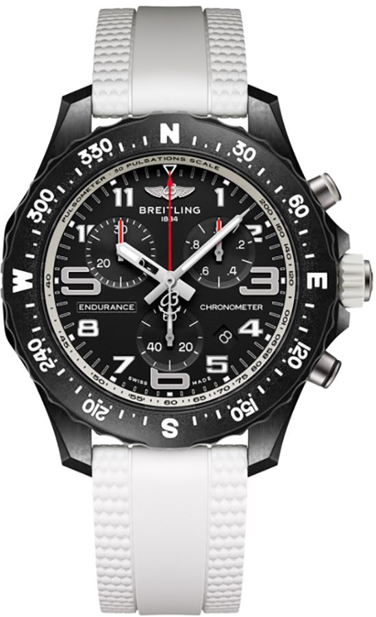 BREITLING Endurance Pro Chronograph White Strap Unisex Watch X83310A71B1S1 1
