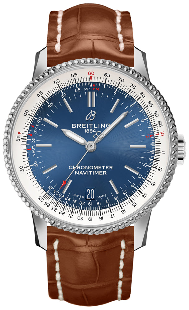BREITLING Navitimer 1 Automatic 38 Blue Dial Men'S Watch A17325211C1P2 1