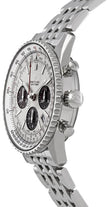 BREITLING Navitimer 1 B01 Chronograph 43 Steel Men'S Watch Ab0121211G1A1 2