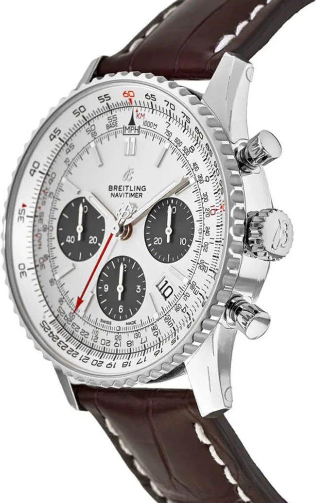 BREITLING Navitimer 1 B01 Chronograph 43 Men'S Watch Ab0121211G1P1 2