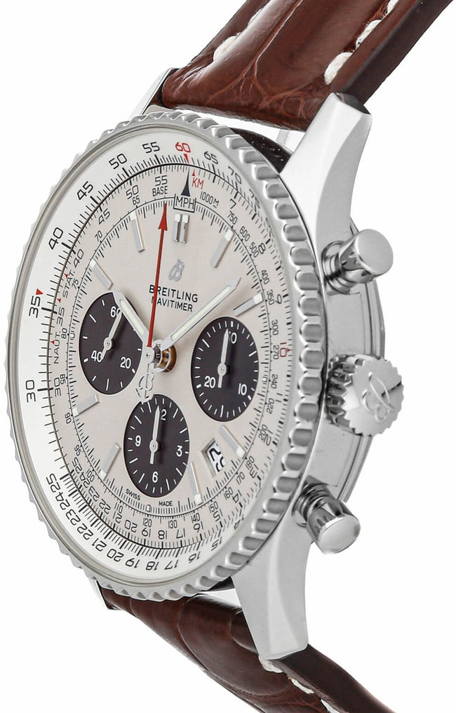 BREITLING Navitimer 1 B01 Chronograph 43 Men'S Watch Ab0121211G1P2 2