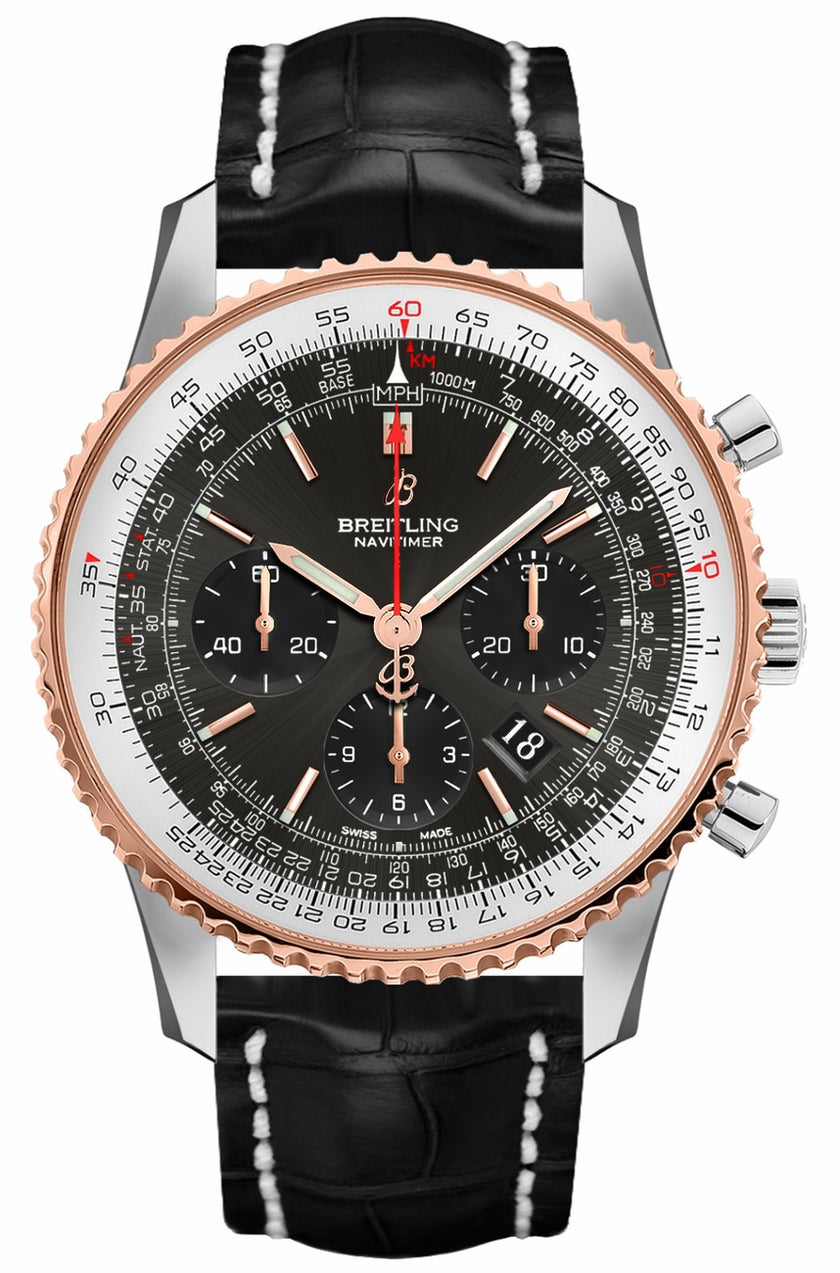 BREITLING Navitimer 1 B01 Chronograph 43 Men'S Watch Ub0121211F1P1 1
