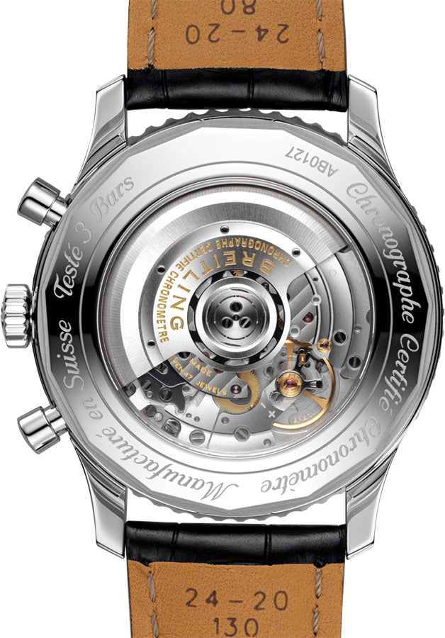 BREITLING Navitimer 1 B01 Chronograph 46 Men'S Watch Ab0127211B1P1 3