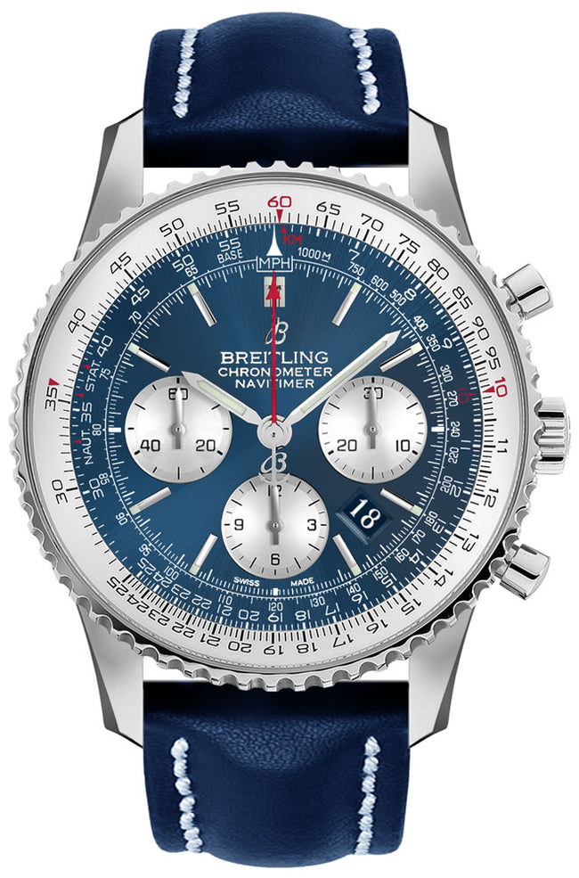 BREITLING Navitimer 1 B01 Chronograph 46 Men'S Watch Ab0127211C1X2 1