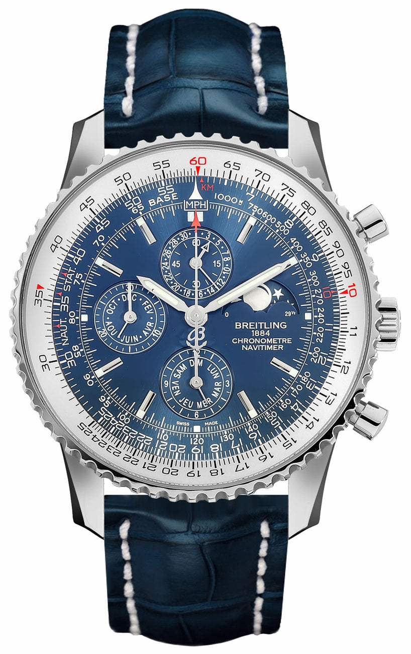 BREITLING Navitimer 1461 Blue Dial Men'S Watch A1937012/C883-746P 1