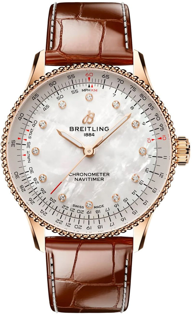 BREITLING Navitimer Automatic 36 Rose Gold Watch R17327211A1P1 1