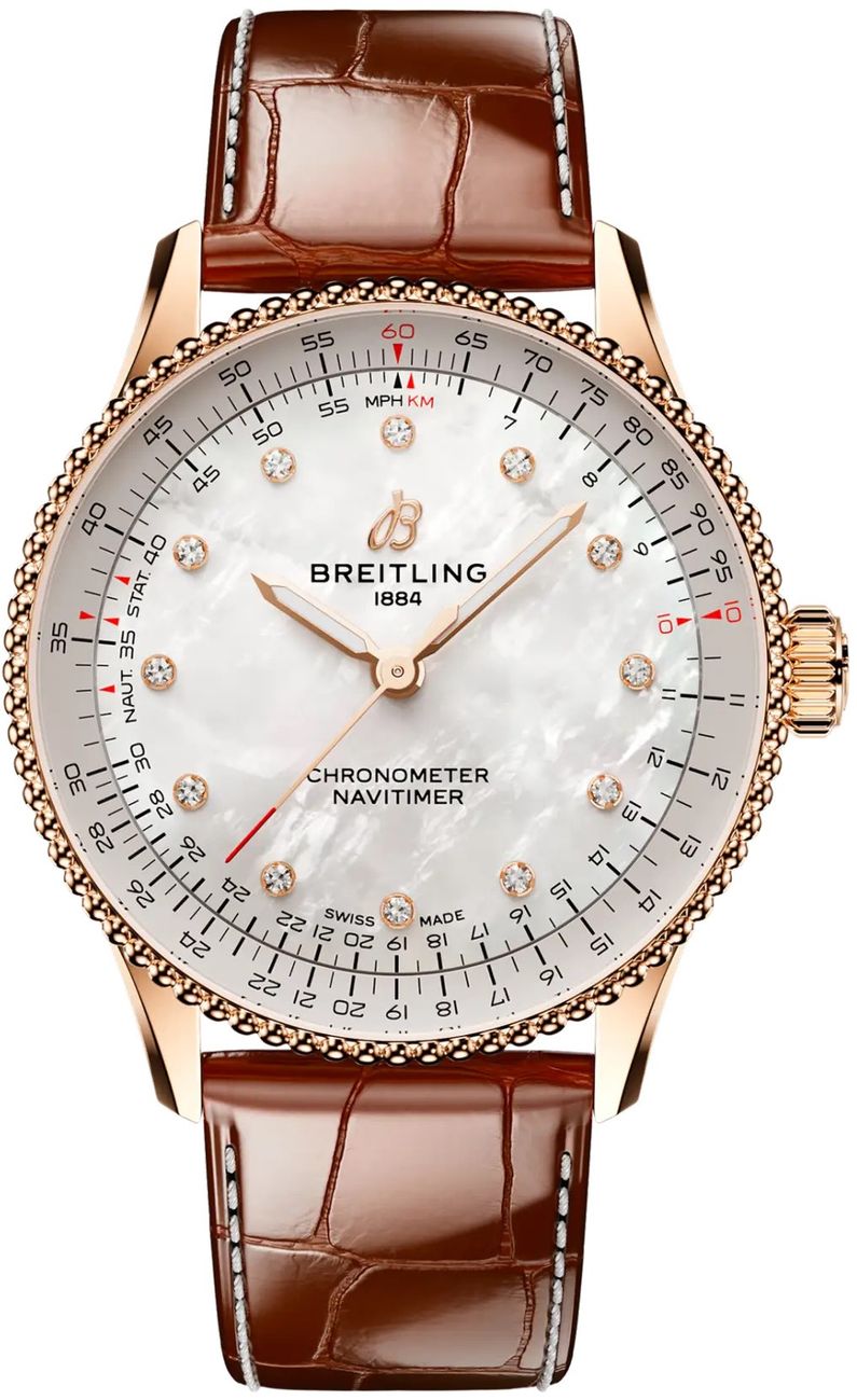 BREITLING Navitimer Automatic 36 Rose Gold Watch R17327211A1P1 1
