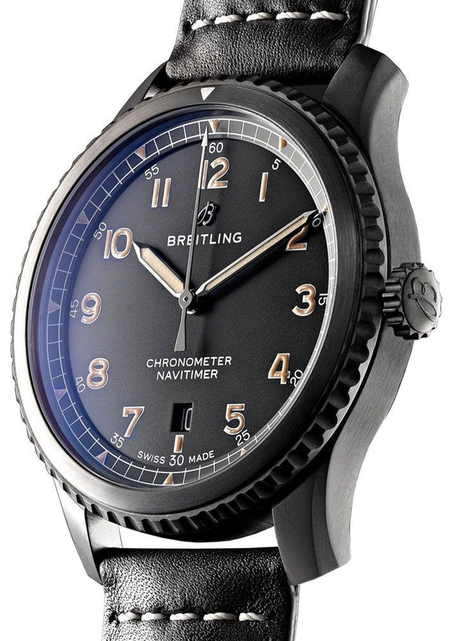 BREITLING Navitimer 8 Automatic 41 Black Steel Men'S Watch M1731410/Bg66-489X 2
