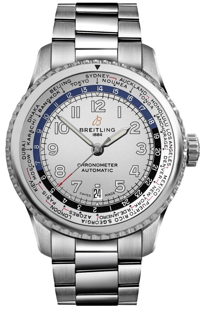 BREITLING Navitimer Aviator 8 B35 Automatic Unitime 43 Steel Men'S Watch Ab3521U01G1A1 1