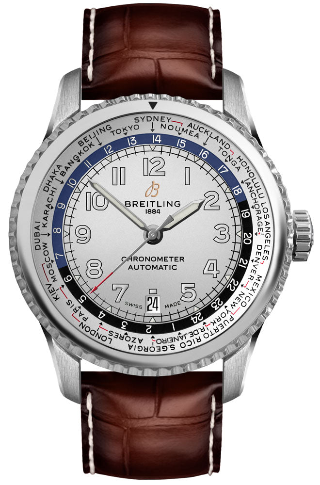 BREITLING Navitimer Aviator 8 B35 Automatic Unitime 43 Men'S Watch Ab3521U01G1P1 1