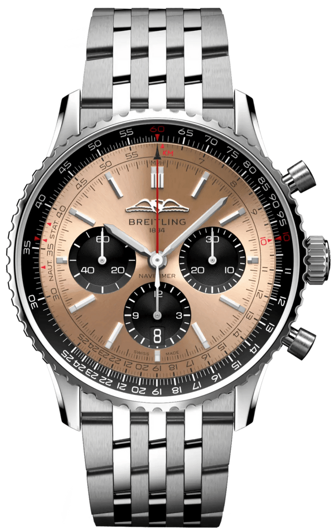 BREITLING Navitimer Chronograph Stainless Steel Men'S Watch Ab0138241K1A1 1