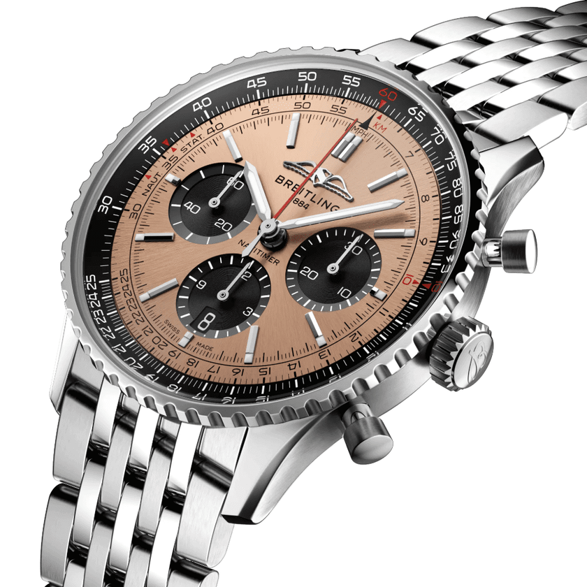 BREITLING Navitimer Chronograph Stainless Steel Men'S Watch Ab0138241K1A1 2
