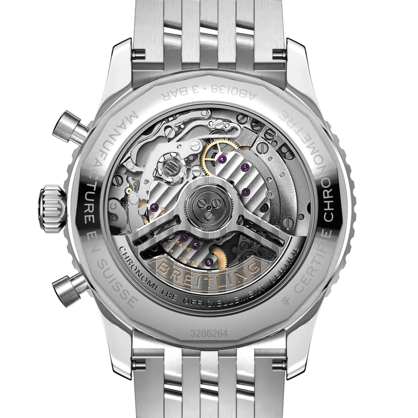 BREITLING Navitimer Chronograph Stainless Steel Men'S Watch Ab0138241K1A1 3