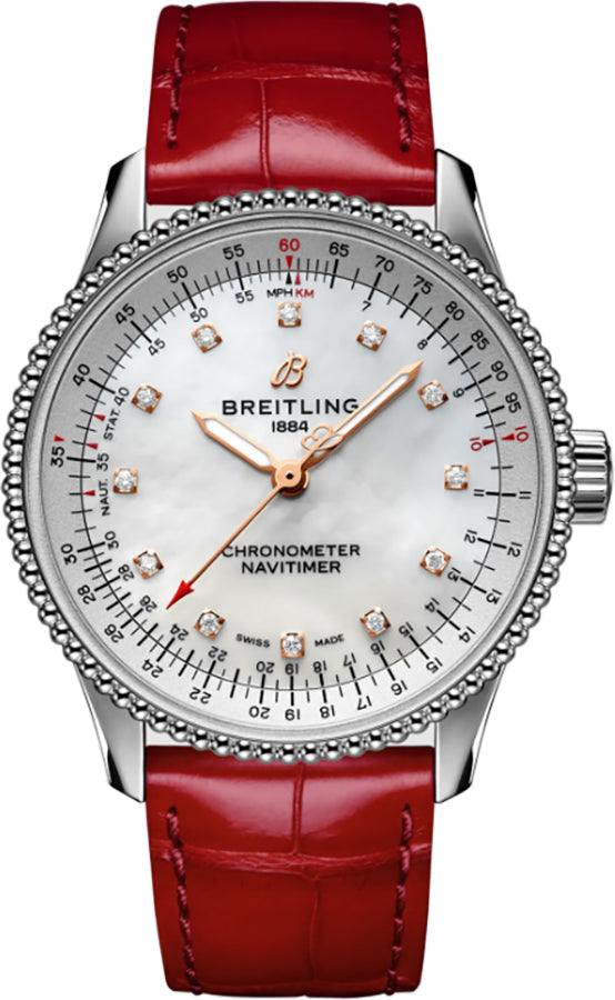 BREITLING Navitimer Automatic 35 Stainless Steel Women'S Watch A17395211A1P6 1