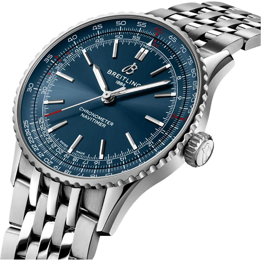 BREITLING Navitimer Automatic 41 Blue Dial Steel Men'S Watch A17329161C1A1 2