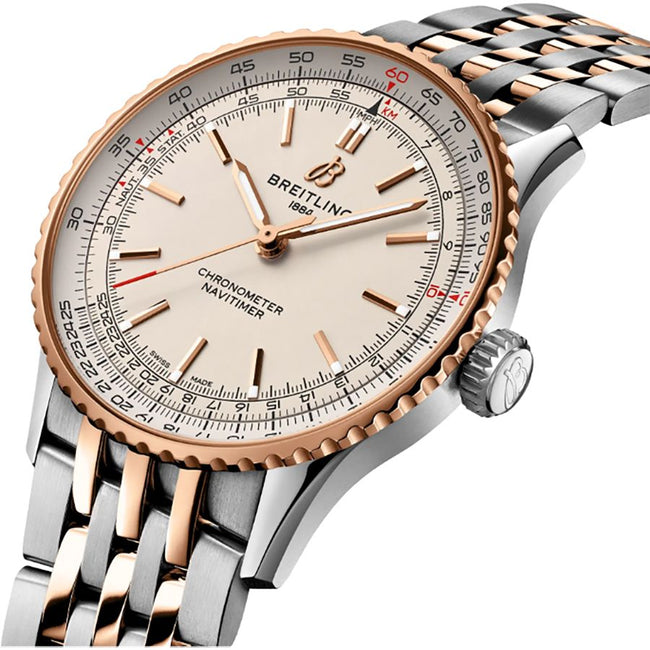 BREITLING Navitimer Automatic 41 Steel & Rose Gold Men'S Watch U17329F41G1U1 2