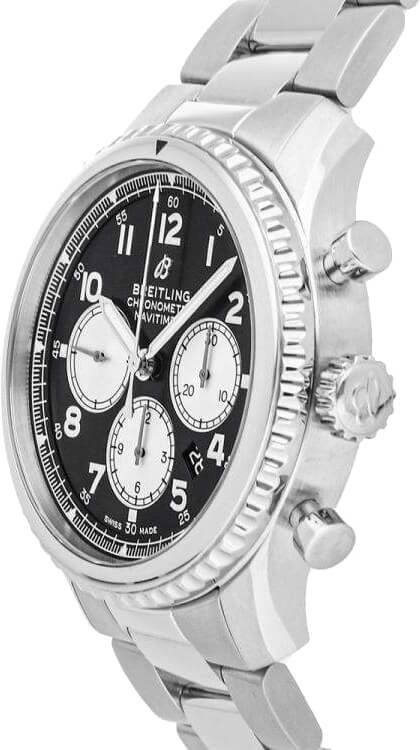 BREITLING Navitimer Aviator 8 B01 Chronograph 43 Black Dial Men'S Watch Ab0117131B1A1 2