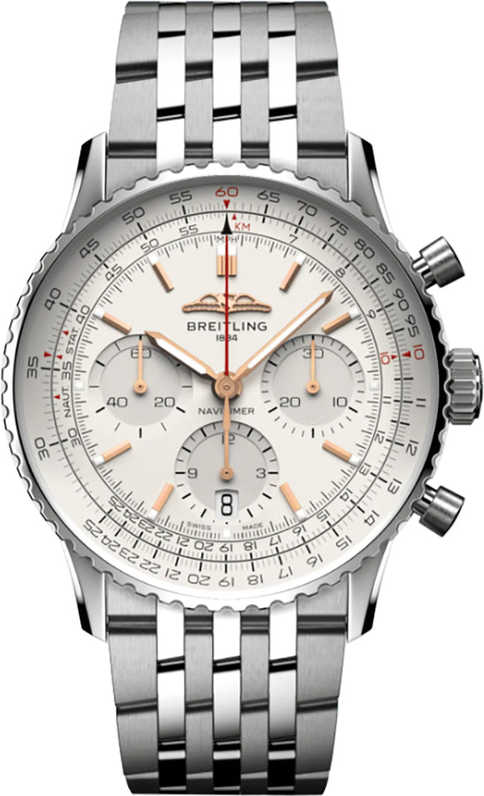 BREITLING Navitimer B01 Chronograph 41 Men'S Watch Ab0139211G1A1 1