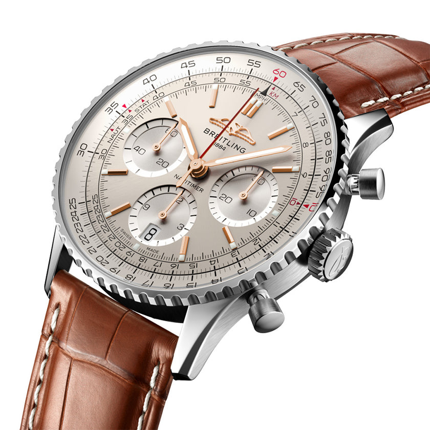 BREITLING Navitimer B01 Chronograph 41 Men'S Watch Ab0139211G1P1 2