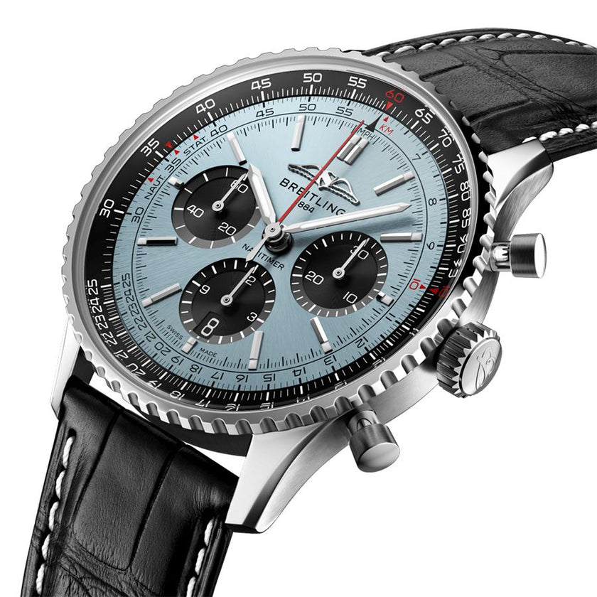 BREITLING Navitimer B01 Chronograph 43 Blue Dial Men'S Watch Ab0138241C1P1 2