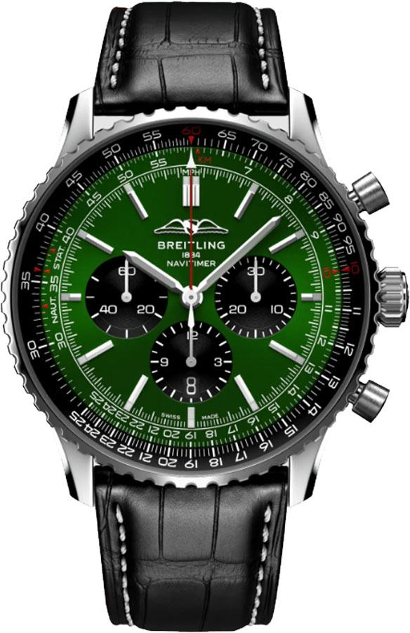 BREITLING Navitimer B01 Chronograph 46 Men'S Watch Ab0137241L1P1 1