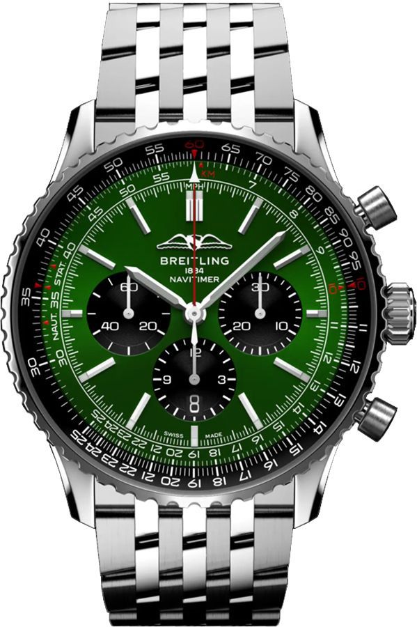 BREITLING Navitimer B01 Chronograph 46 Steel Men'S Watch Ab0137241L1A1 1