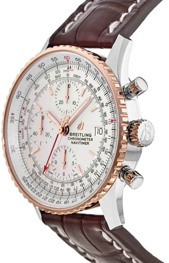 BREITLING Navitimer Chronograph 41 Steel & Gold Watch U13324211G1P1 2
