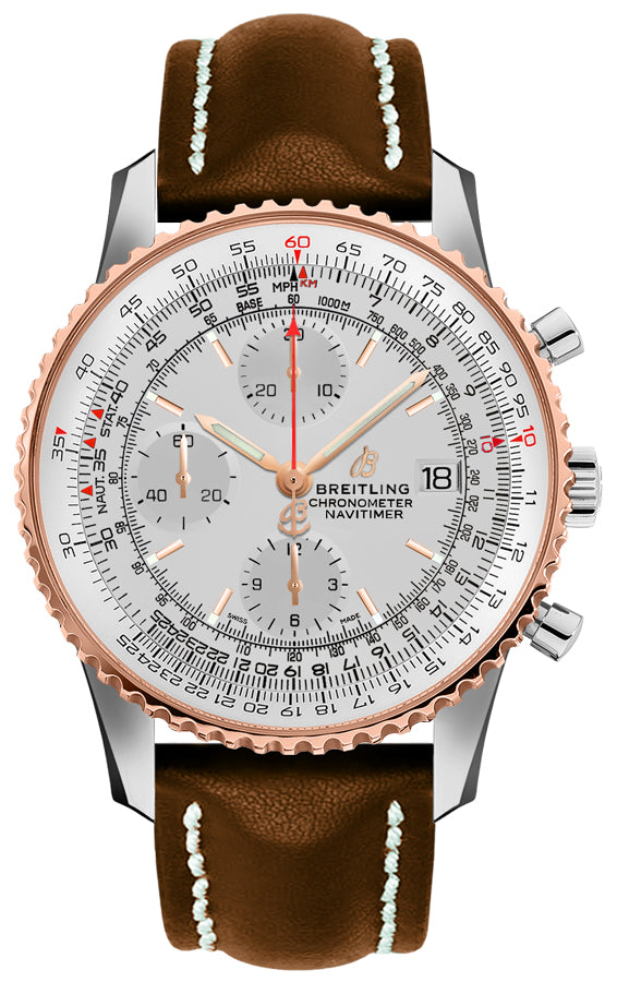 BREITLING Navitimer Chronograph 41 Silver Dial Men'S Watch U13324211G1X1 1