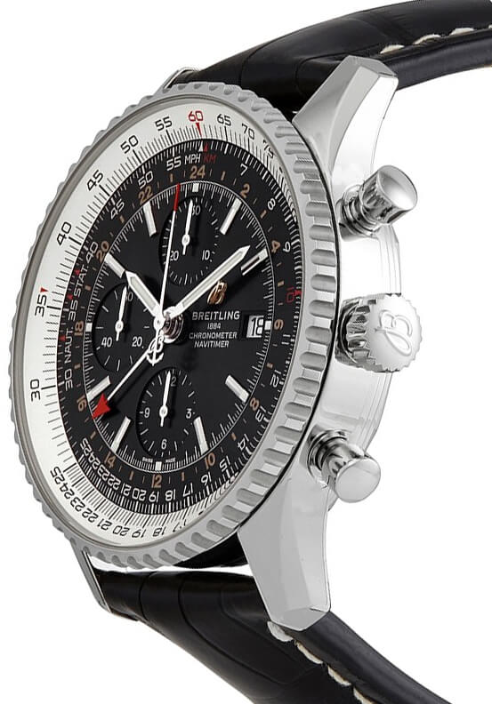 BREITLING Navitimer Chronograph Black Dial Men'S Watch A24322121B2P2 2