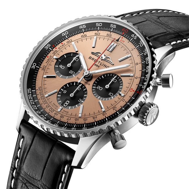 BREITLING Navitimer Chronograph Stainless Steel Men'S Watch Ab0138241K1P1 2